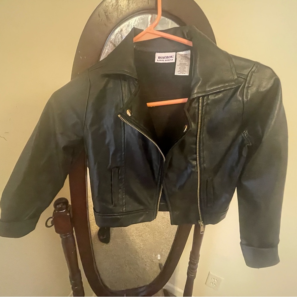 Girls leather jacket